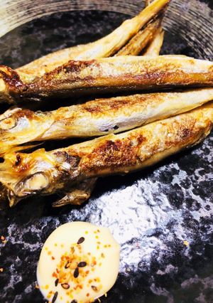 フライパンdeししゃも焼〜一味マヨ添え〜-レシピのメイン写真