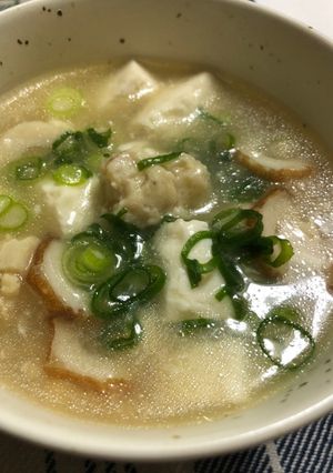 みそ鶏だんごスープ-レシピのメイン写真