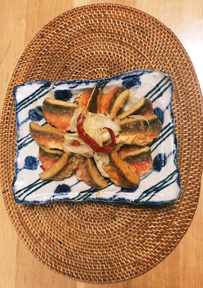 魚（カナガシラ）の三枚卸しの南蛮漬-レシピのメイン写真