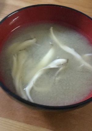 焼きマイタケのおみそ汁-レシピのメイン写真