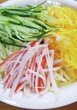 焼きそば麺で冷やし中華-レシピのメイン写真