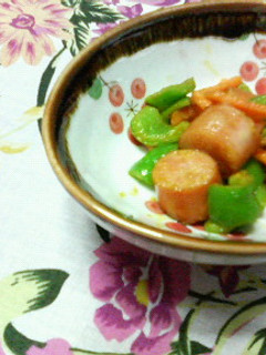 ✿ソーセージとピーマンの❀カレー炒め✿-レシピのメイン写真
