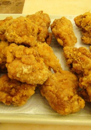 マヨネーズを入れる鶏の唐揚げ-レシピのメイン写真