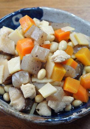 ささみ入り五目豆煮-レシピのメイン写真