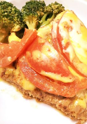 丸めない！美味しいトマトチーズハンバーグ-レシピのメイン写真
