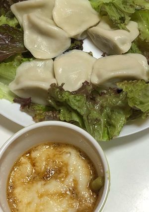 海老餃子のとろろポン酢-レシピのメイン写真