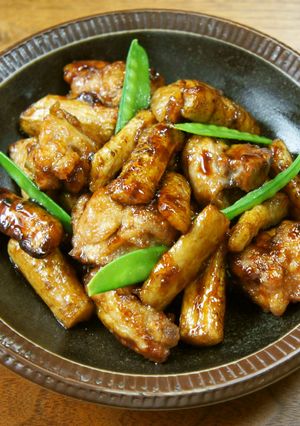 甘辛鶏ごぼう-レシピのメイン写真