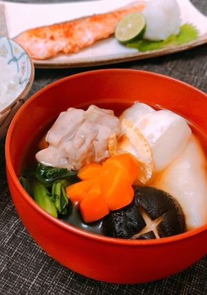 関東風お雑煮-レシピのメイン写真