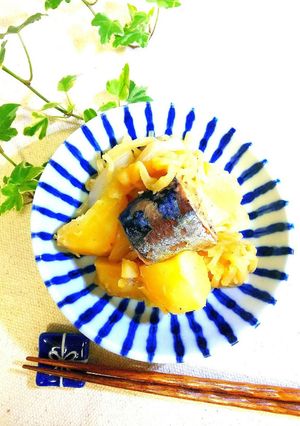 鯖の水煮缶とじゃがいも煮。:*:★-レシピのメイン写真