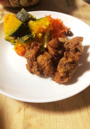 ガーリックシーズニングでフライドチキン-レシピのメイン写真