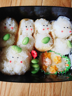 ミニ雪だるまで簡単かわいいお弁当-レシピのメイン写真