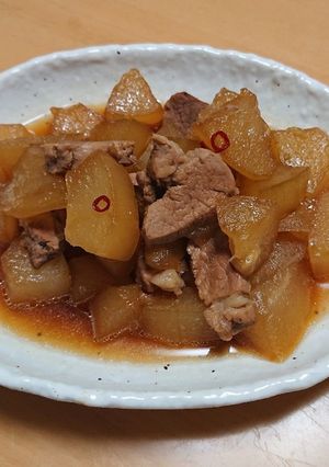 ポンの冬瓜の豚トロ煮-レシピのメイン写真