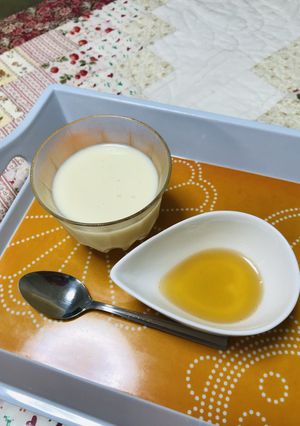 柿酢ソースが爽やかな豆乳プリン-レシピのメイン写真