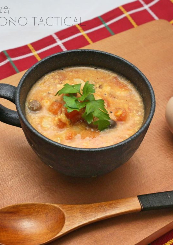 トマトの水分だけで作るトマトエッグスープ-レシピのメイン写真