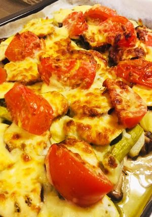 チーズとお野菜のオーブン焼き-レシピのメイン写真