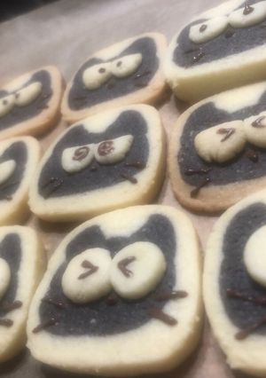 黒猫♡アイスボックスクッキー-レシピのメイン写真