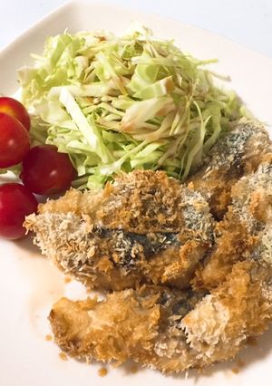 ノンフライ♬ 鯖のパン粉焼き-レシピのメイン写真