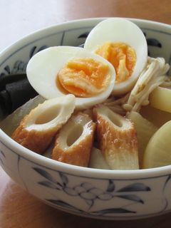 ちくわと大根と卵とえのき茸の簡単おでん-レシピのメイン写真