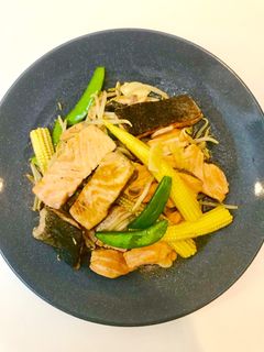 鮭アラのバター焼き-レシピのメイン写真