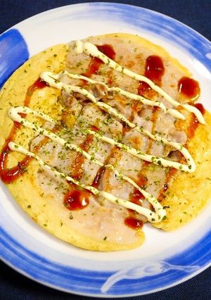 糖質オフ！小麦粉不要☆お好み焼き風-レシピのメイン写真