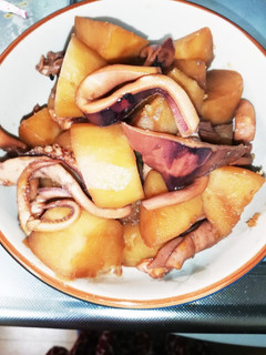 じゃが芋とイカの煮物-レシピのメイン写真
