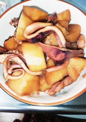 じゃが芋とイカの煮物-レシピのメイン写真