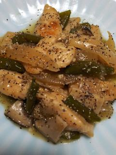 鶏肉・野菜・エリンギのめんつゆ炒め-レシピのメイン写真