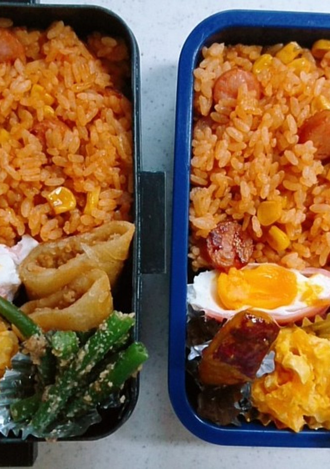☆高校生娘と小学生息子のお弁当☆94-レシピのメイン写真