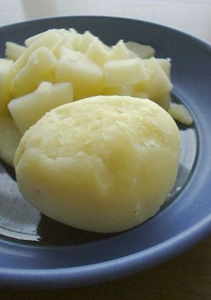電子レンジで少しエコ～じゃがいもの茹で方-レシピのメイン写真