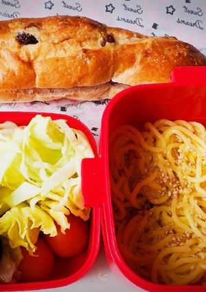 サラダラーメン弁当-レシピのメイン写真