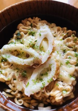 おやつラーメン●チーズ＆ちくわ／ちーちく-レシピのメイン写真