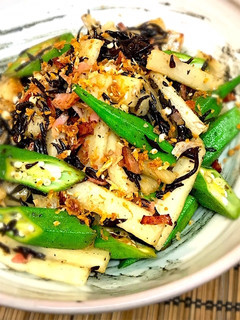 長芋とオクラのホットサラダ-レシピのメイン写真