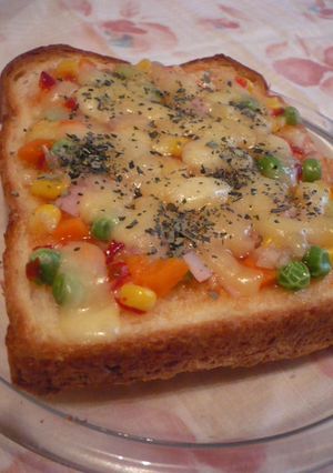 スイートチリソースDEピザトースト♫♬-レシピのメイン写真