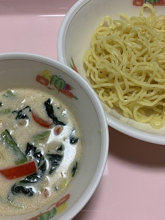 豆乳味噌スープのつけ麺★宇都宮給食-レシピのメイン写真