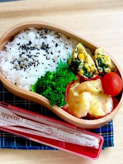 毎日お弁当♪海老マヨ弁当-レシピのメイン写真