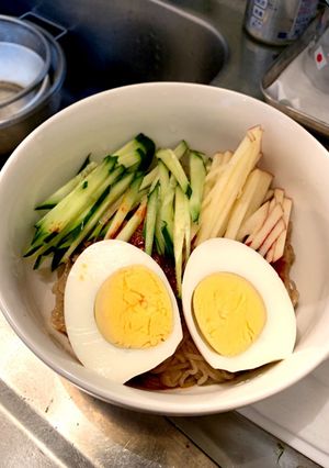 韓国冷麺(ビビン麺)-レシピのメイン写真