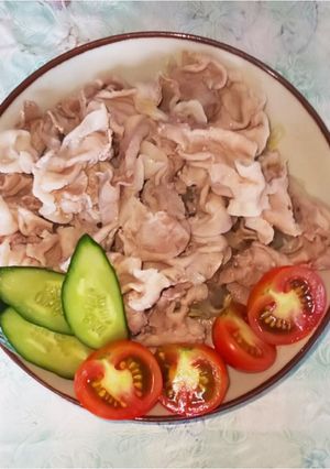 時短簡単豚肉の冷しゃぶ-レシピのメイン写真