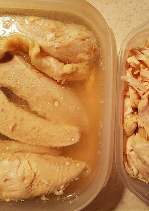 ふわふわ鶏むね肉サラダ用-レシピのメイン写真