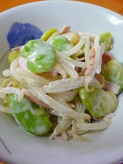 簡単!そら豆のサラダ-レシピのメイン写真