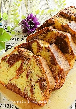軽~いココアのマーブルケーキ♬-レシピのメイン写真
