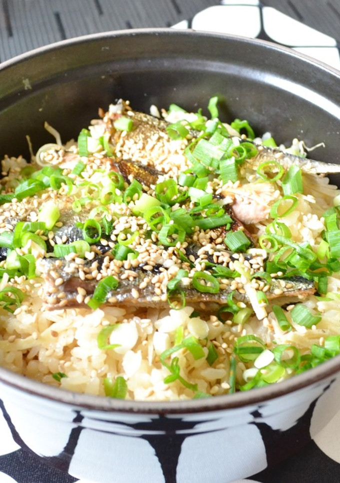 簡単！サンマの炊き込みご飯♪-レシピのメイン写真