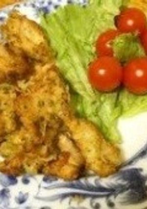 鶏ちゃん醤油味天ぷら(よか魚ドットコム)-レシピのメイン写真