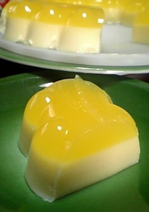 オレンジの2層ムース-レシピのメイン写真