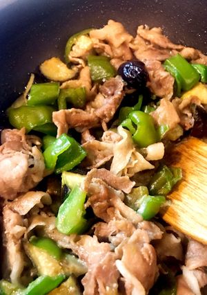 超簡単☆ナスとピーマン豚肉味噌炒め-レシピのメイン写真