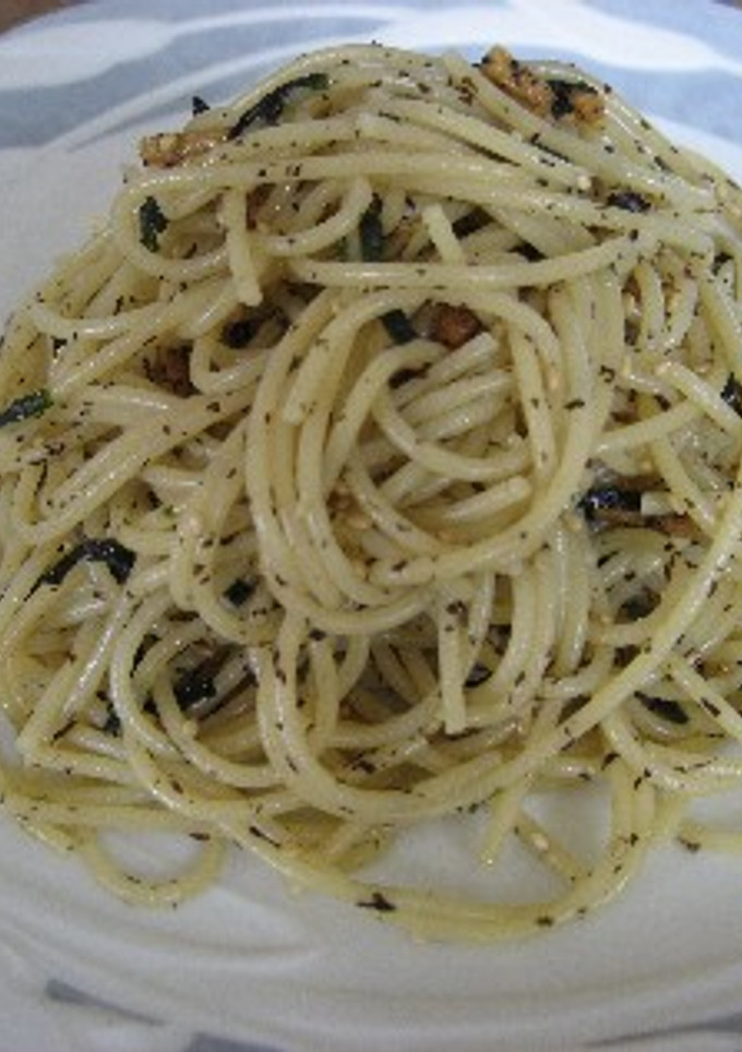 和えるだけ♪ワサビ香る　和風パスタ-レシピのメイン写真