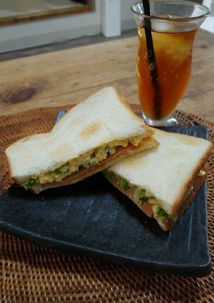 BBQソース卵サンド♪-レシピのメイン写真