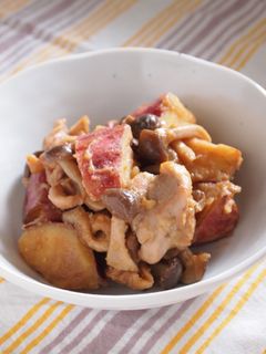 vol.4 さつまいもと鶏肉の煮物-レシピのメイン写真