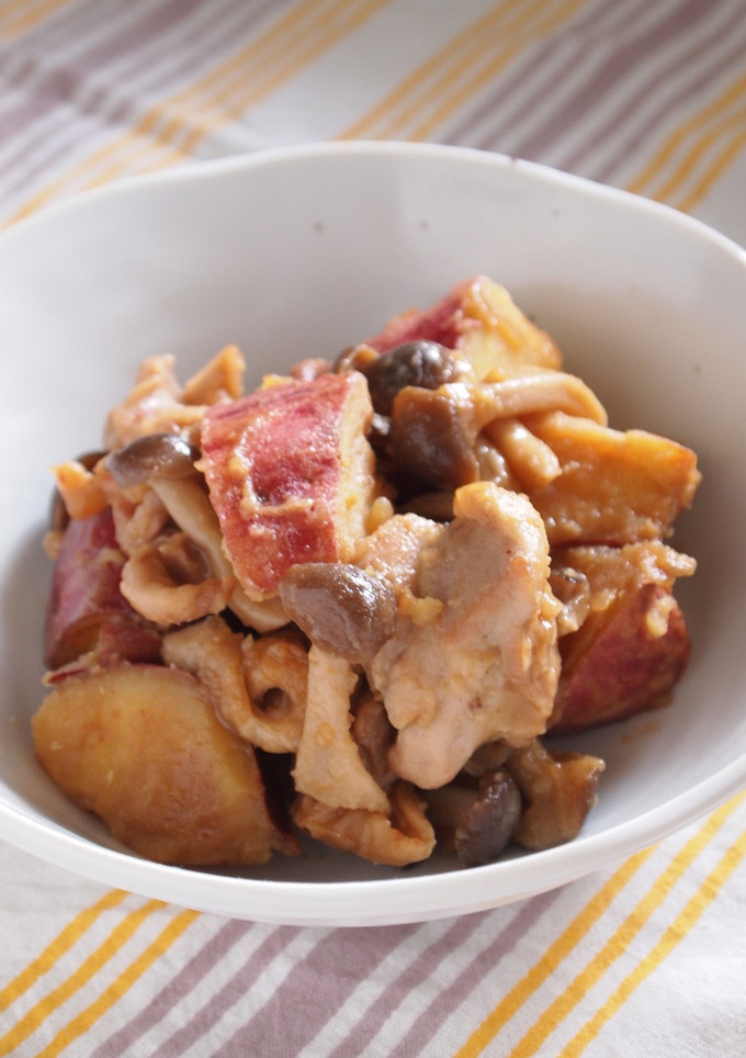 vol.4 さつまいもと鶏肉の煮物-レシピのメイン写真
