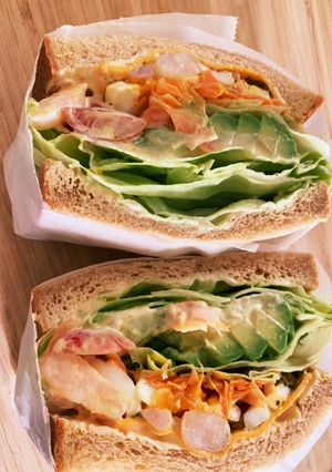 糖質制限サンドイッチ-レシピのメイン写真