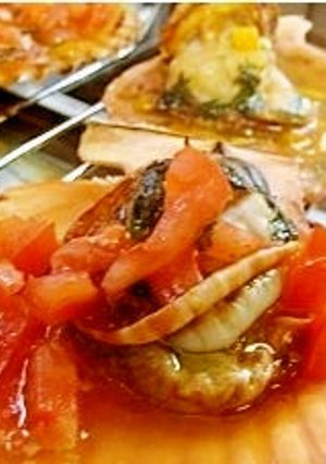 檜扇貝のニンニクバジルソース(よか魚)　-レシピのメイン写真